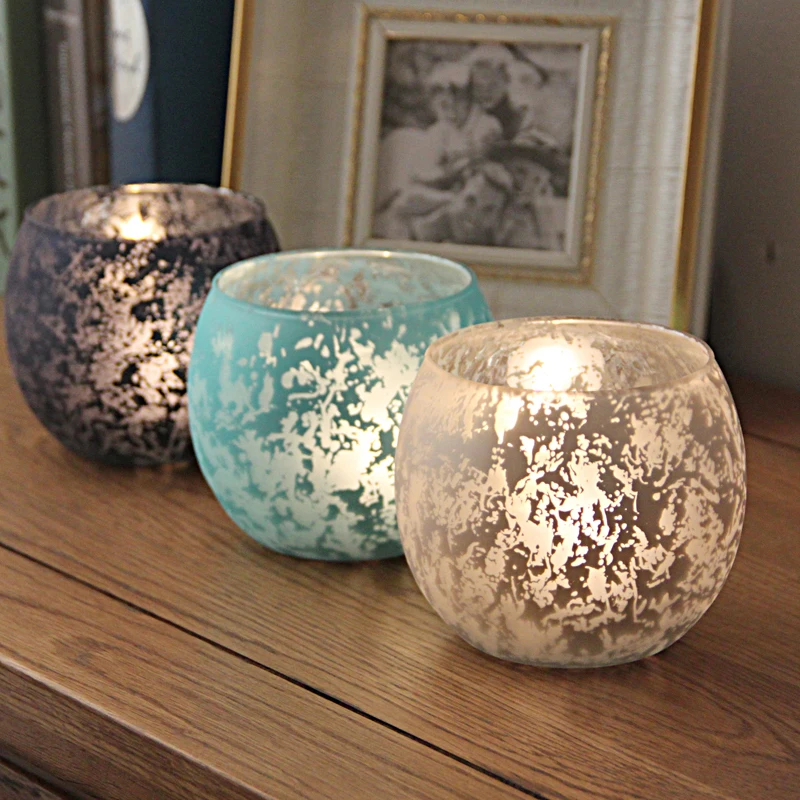 Стеклянный подсвечник Moon Shadow марокканский декор Рождественский романтический