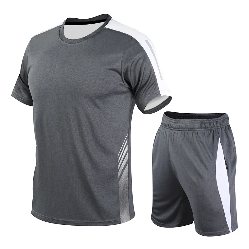 

2021 Summer Men Cycling Sports Suit Casual Jogging Sport Jersey Quick Dry Mesh Breathable Suits Male Women Unisex Set Oversized