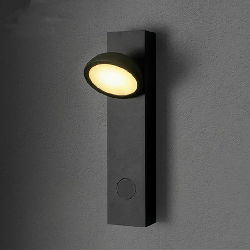 Скандинавская Современная Минималистичная прикроватная настенная лампа