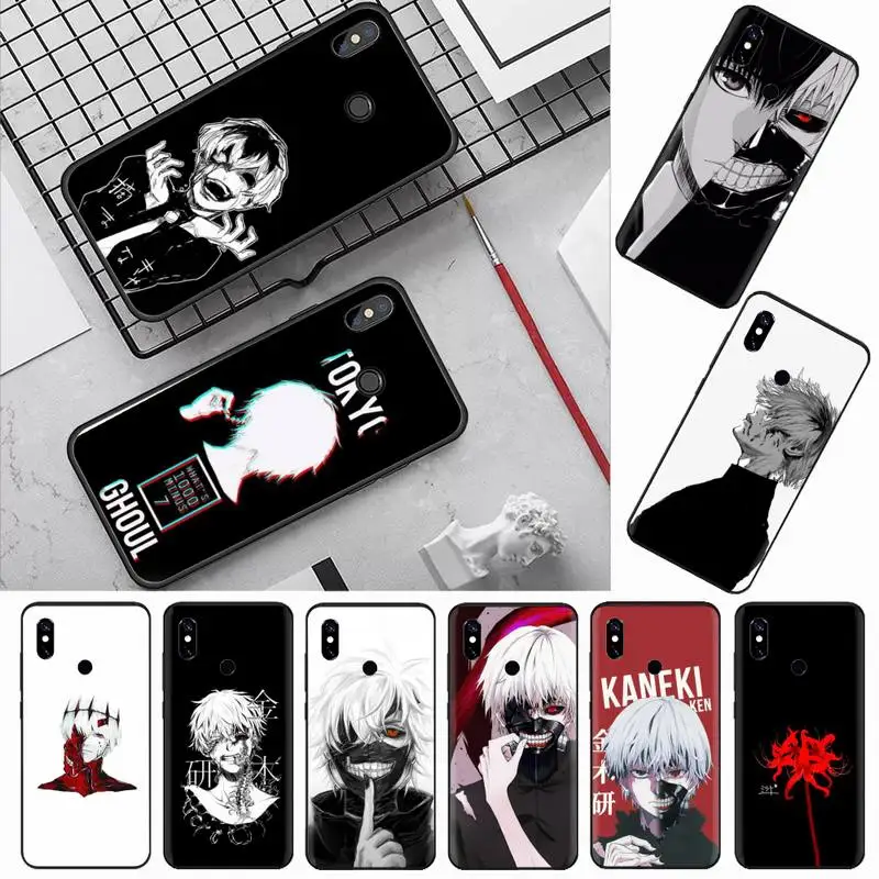 Мягкий чехол для телефона tokyo ghoul Japan anime Капа Xiaomi Redmi Note 4 4x5 6 7 8 pro S2 PLUS 6A PRO