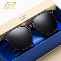simprect 2022 polarized sunglasses women retro square oversized sun glasses for men luxury brand anti glare shades for women