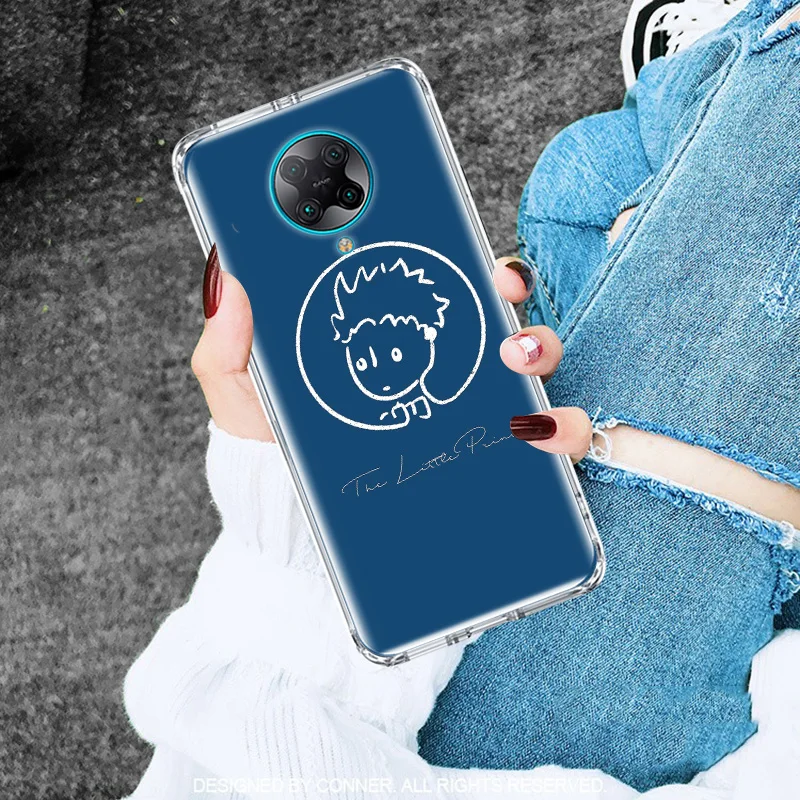 

Simple Lines Little Prince Cases for Xiaomi Redmi Note 9S 8T 9 8 7 9A 9C 10X 5G K30 Pro 8A 7A 6 Cover Soft Phone Capas Caso