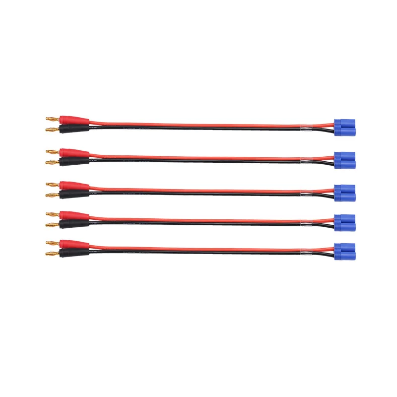 EC5 до 4 0 мм Банановая Пуля разъем с 14AWG силиконовый кабель 30 см для Lipo батареи RC