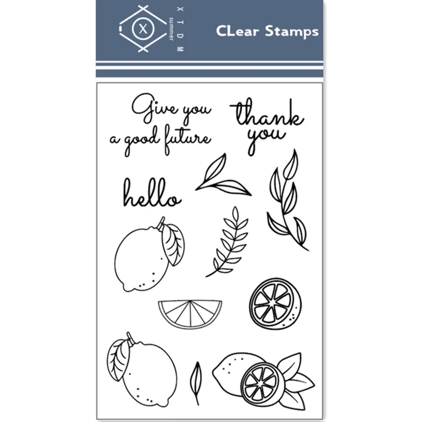 

Горячая Распродажа, прозрачные марки с лимоном, силиконовые уплотнения, штамп для скрапбукинга DIY, фотоальбом, изготовление карт