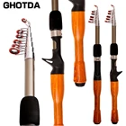 Миниатюрная карбоновая удочка, удочка для приманки, Спиннингкастинговое удилище, удочка для путешествий, рыболовные снасти, рыба 1,31,61,8 м