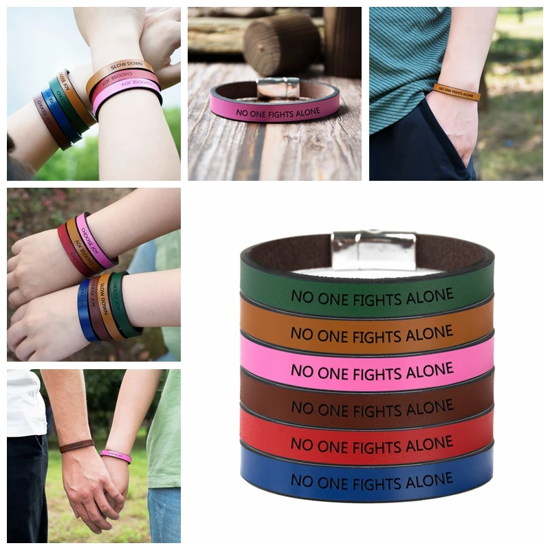 Вдохновляющие браслеты кожаные манжеты кожанный браслет для мужчин