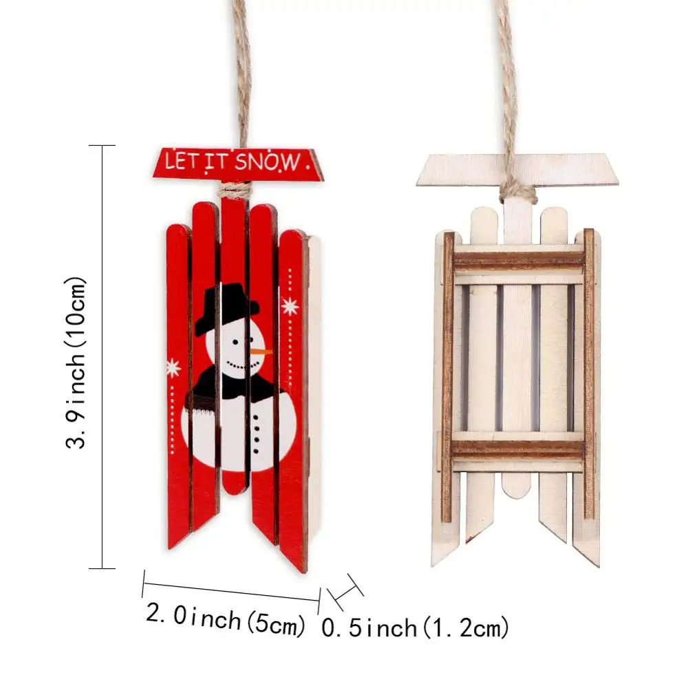 Оригинальный подвесной орнамент Топпер обратный отсчет календарь подарочные