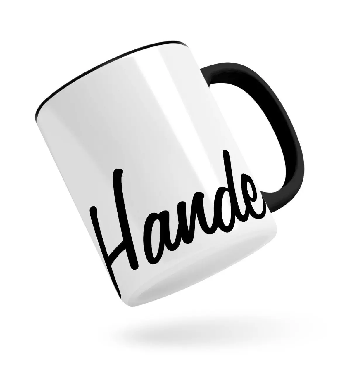 

Персонализированные рукописный название дизайна черная кружка Bardak-3