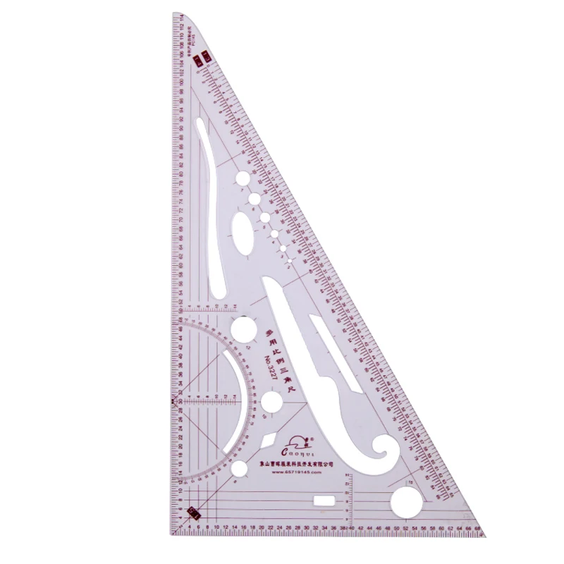 Швейные инструменты мягкая пластиковая прозрачная линейка стильный дизайн французская кривая 3227