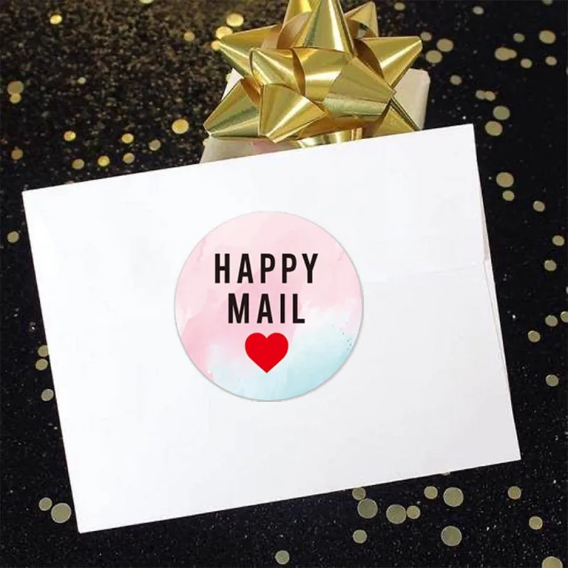 Милые Стикеры для электронной почты 500 шт. 1 дюйм|Канцелярские наклейки| |