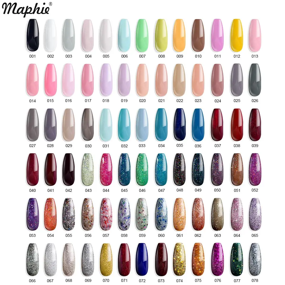 Maphie 8 шт./лот температурный УФ Гель лак для ногтей термо Хамелеон светодиодные