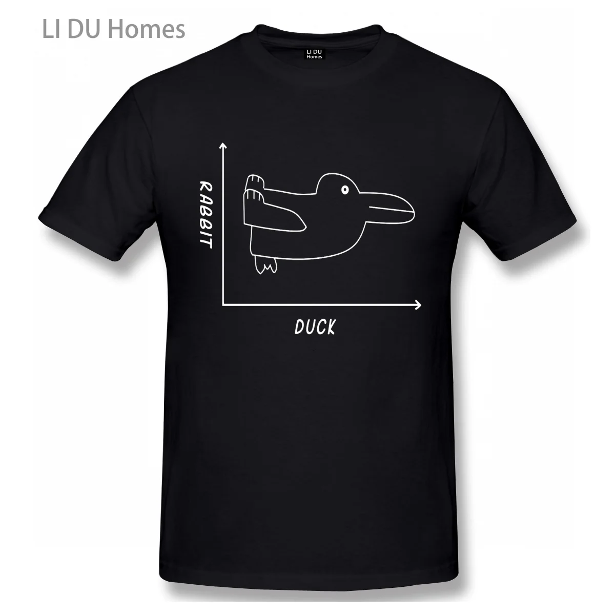 

Duck Rabbit Graph T Shirt Oversize Cotton Tshirts Short Sleeve Streetwear T-shirts Tee Tops