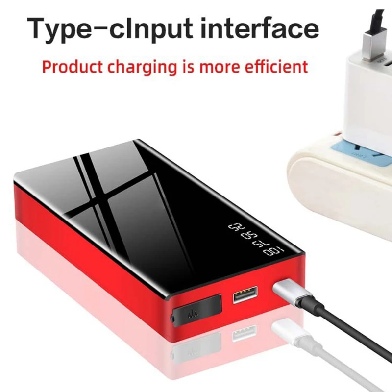 

Car Jump Starter 12V Portable Car Charger Multi-function Start Jumper Emergency Car Battery Booster 20000mAh Power Bank