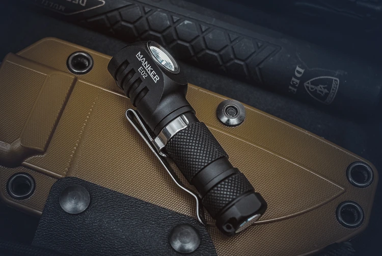Manker E02 220 люмен CREE XPG3/180lm Nichia 219C светодиодный светильник-брелок мини EDC светодиодный светильник-вспышка с реверсивным зажимом и магнитным хвостом