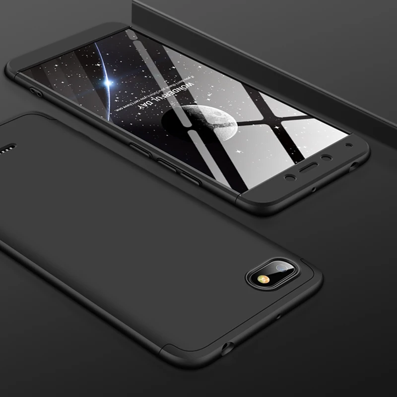 Чехол GKK для xiaomi redmi 6A 7A 8A 9A противоударный жесткий матовый чехол с углом обзора 360