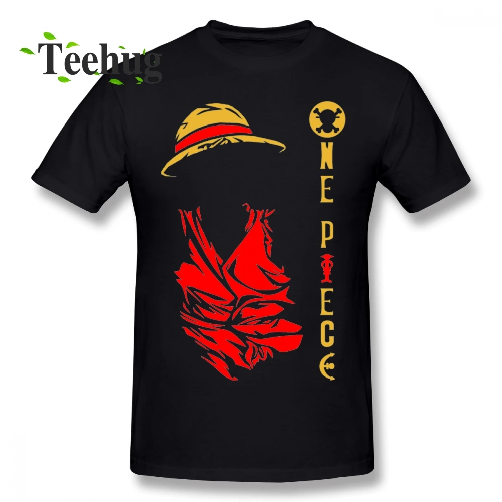 

Футболка мужская с принтом обезьяны д Луффи, тенниска из чистого хлопка с коротким рукавом, шикарная уличная одежда в японском стиле аниме