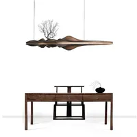 LED Pendant Light 5 Lights Chinese for Dining Room Furniture Study Kitchen Island Lamp Style Creative Zen Retro Branch Lamp