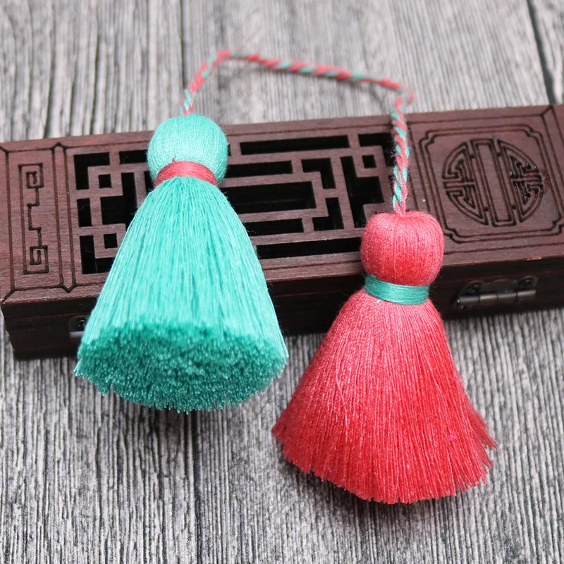 На возраст от 2 до 6 лет из двух Цвет с бахромой кисточками подвеска на веревке DIY