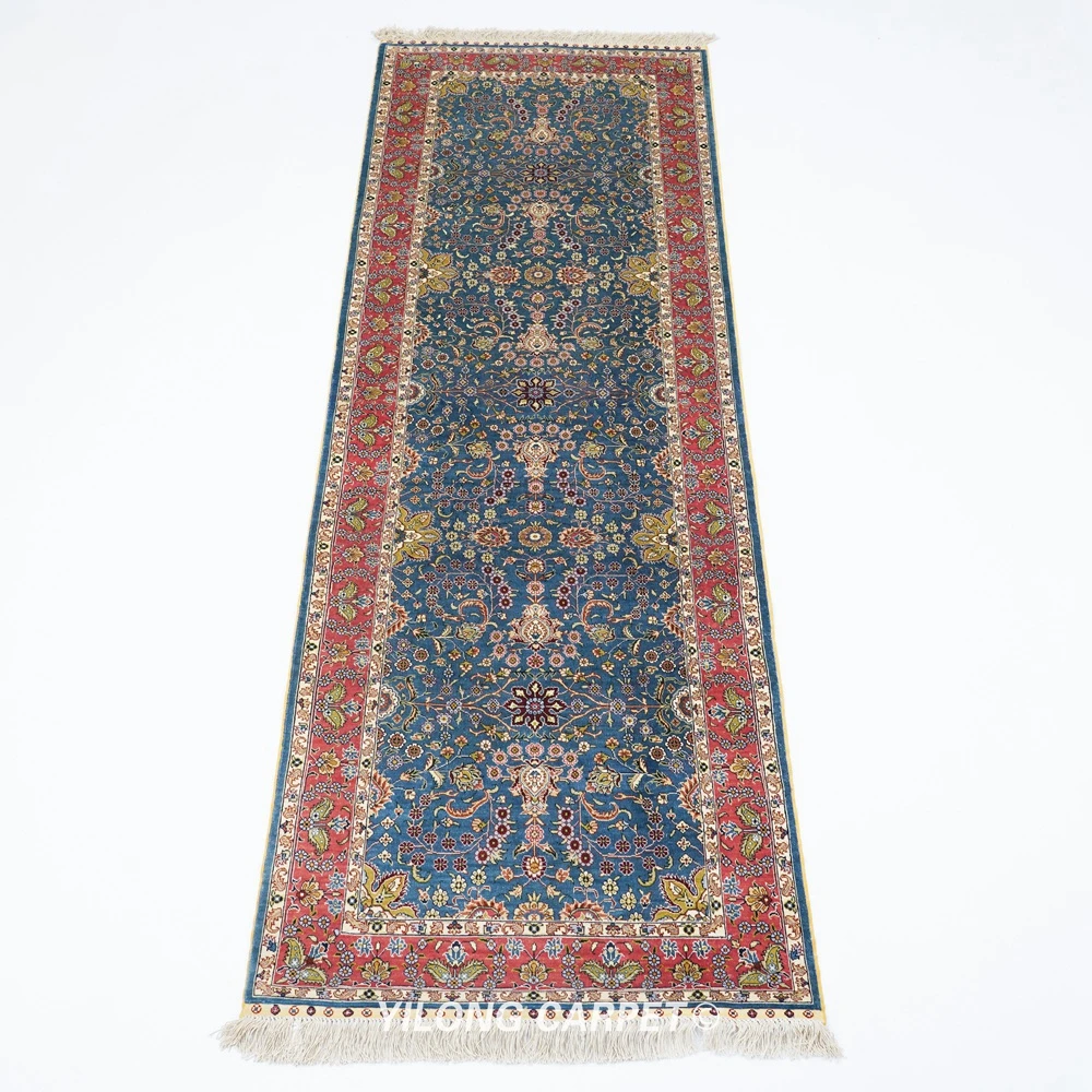 2 5 'x 8' Тебриз шелковый ковер ручной работы изысканная Восточная Runner (ZQG603A) |