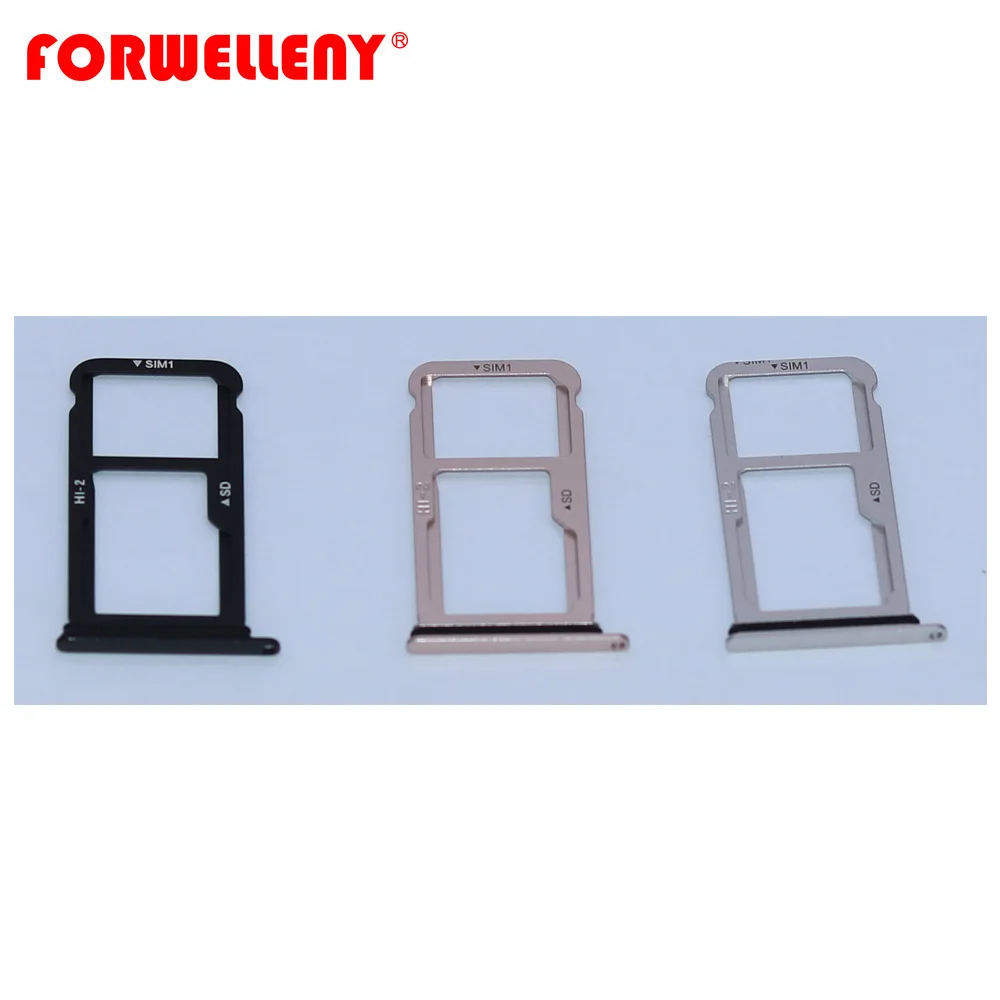 

For huawei mate 10 Micro Sim Card Holder Slot Tray Adapters ALP-L09 ALP-L29 black silver gold
