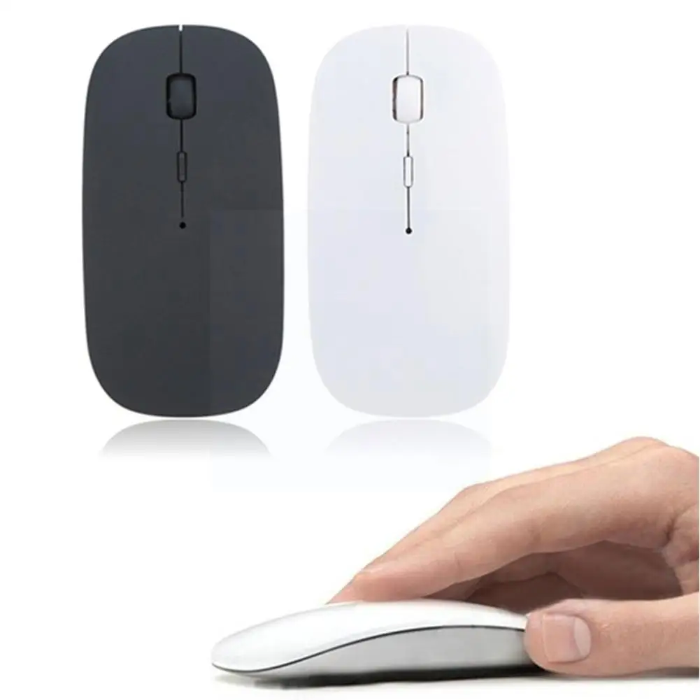 

Wireless Ultra-thin Mouse Computer Bluetooth Mouse Silent Pc Mause Rechargeable Ergonomic Mouse 2.4ghz Optical Mice For Lap G7e2