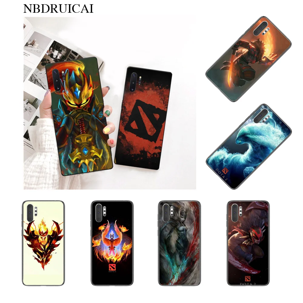 NBDRUICAI Shadow Fiend Dota 2 умный мягкий силиконовый черный чехол для телефона Samsung Note 3 4 5 7 8 9