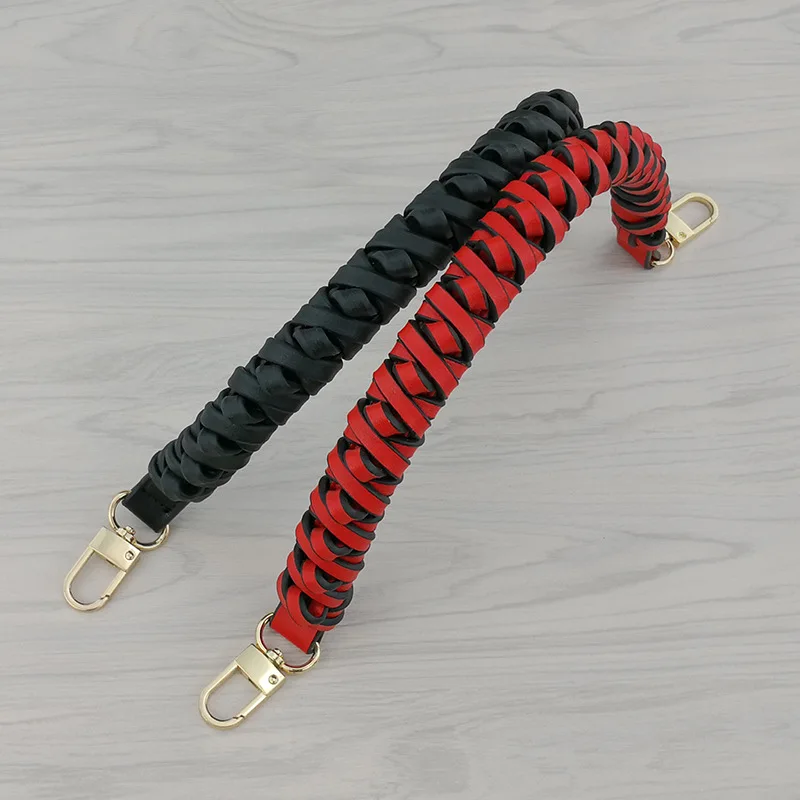 

DIY Handle Elegant Wrist Bag Strap PU Leather Clutch Bag Strap Purse Red Black Bag Belt Wallet Belt Handbags Handle Buckle Hot
