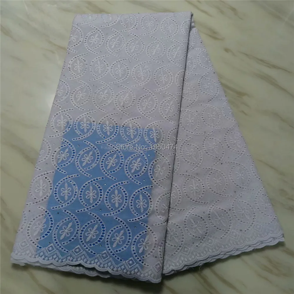 

Pure White African Dry Lace Fabrics High Quality Hollow Out Lace Fabric For Wedding Latest Stoned French Mesh Lace Fabrics PS-1
