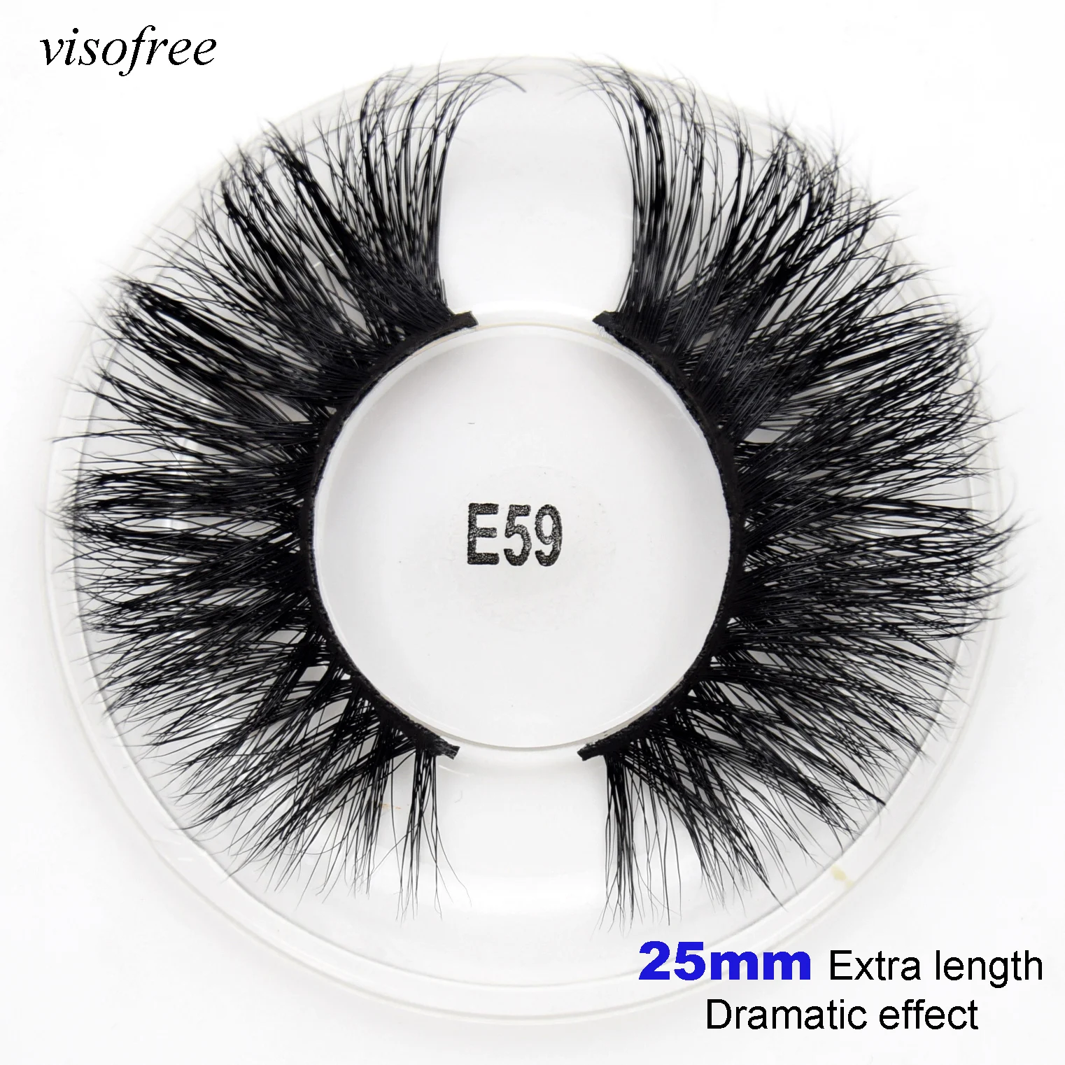 Ресницы Visofree 5D норковые накладные ресницы Дополнительная длина 25 мм большой