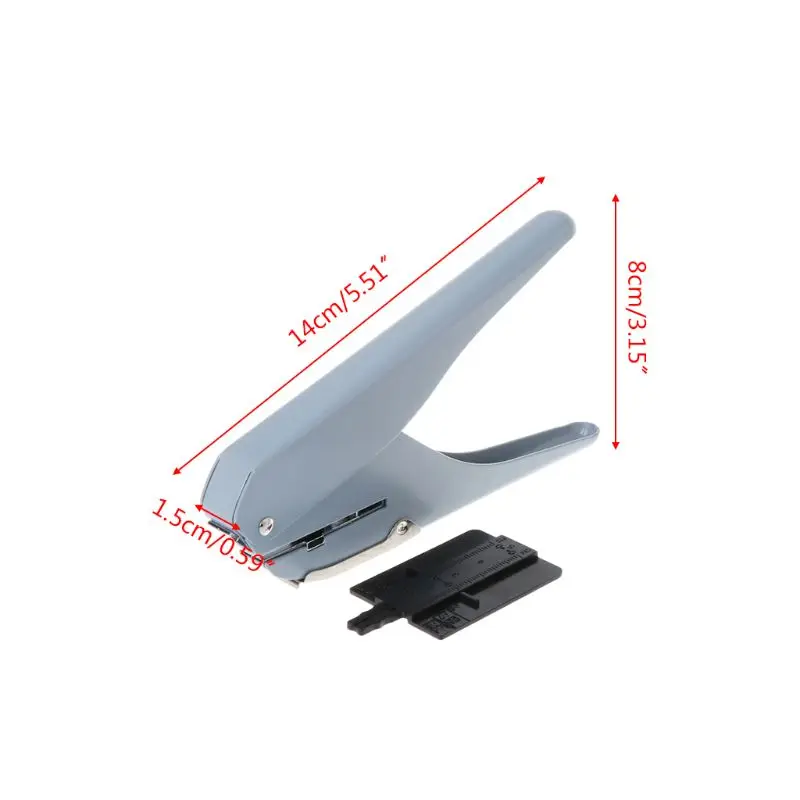 

Mushroom Hole T-type Office Punches Paper Cutter Loose Sheet DIY School Supplies Scrapbooking Puncher Binding Holes