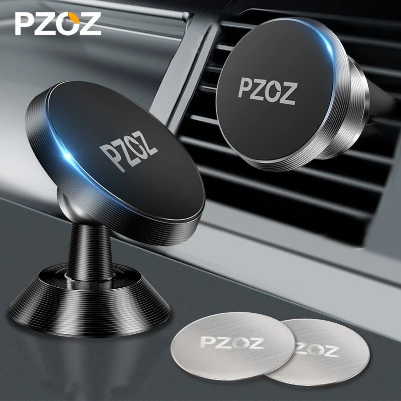 PZOZ магнитный автомобильный держатель для телефона с вентиляционным отверстием, магнитный держатель для телефона в автомобиле, универсальная подставка для мобильного телефона, автомобильный держатель для iphone