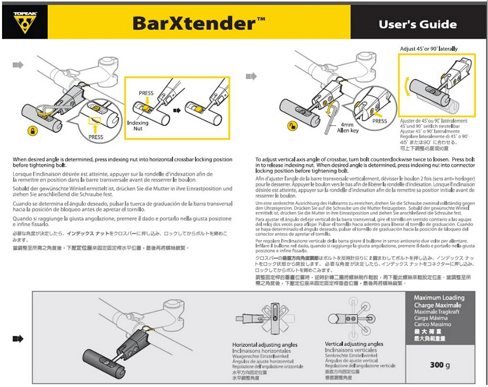 Topeak TBX01 бар Xtender/руль или вынос руля для компьютеров/Фонари/gps/удлинитель дополнительное место для монтажа