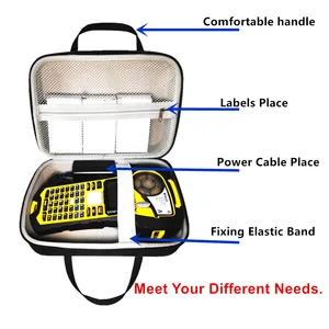 For BMP21 PLUS,BMP21 LAB Printer Shock-absorbing bag, thickening, waterproof, zipper, label printer bag, instrument bag