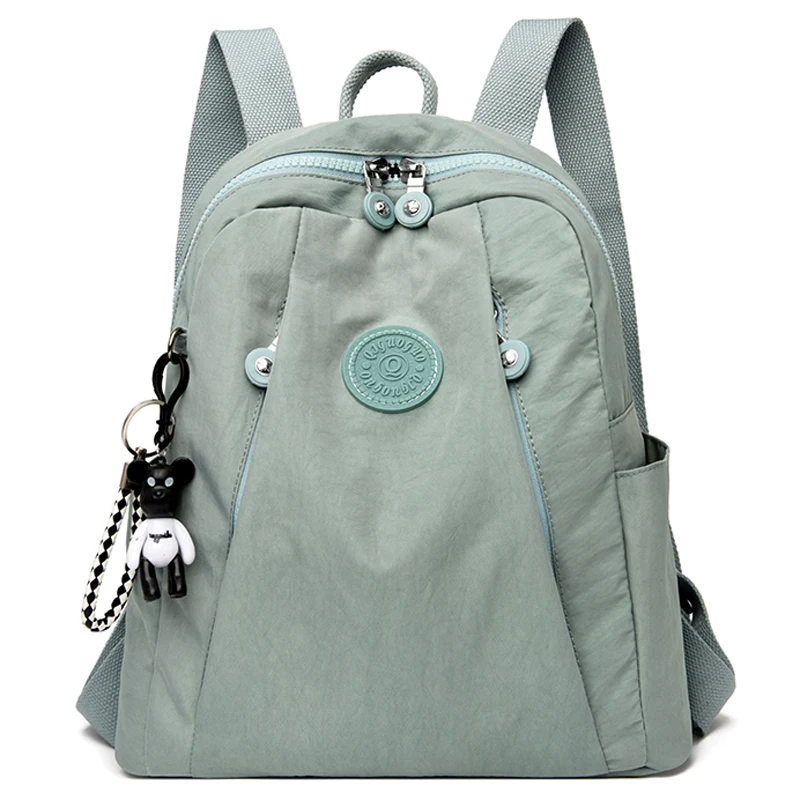 

Модный нейлоновый рюкзак, Женский дорожный рюкзак, сумка на плечо, высококачественные простые школьные рюкзаки для девочек, портативный рю...