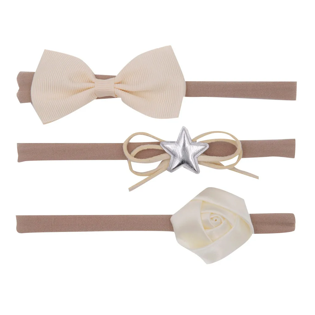 3 шт. повязка на голову с бантом для девочек набор аксессуаров волос Детские