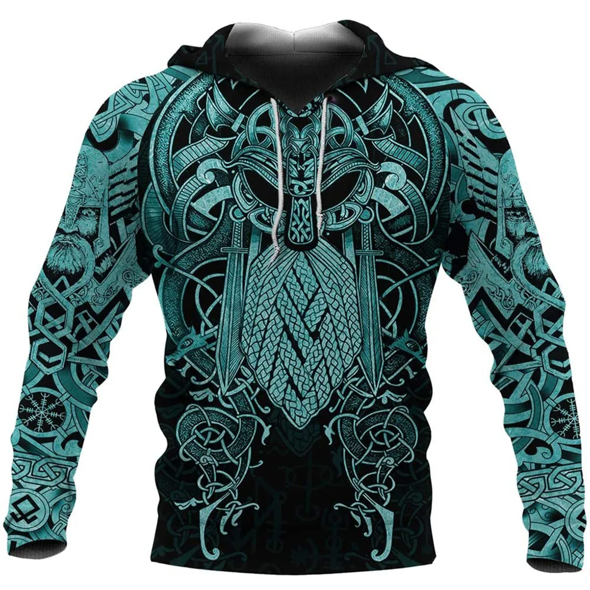 

Viking Tattoo 3D Printed Hoodies Harajuku Fashion Sweatshirt Women Men Casual Pullover sudadera hombre Drop Shipping 11