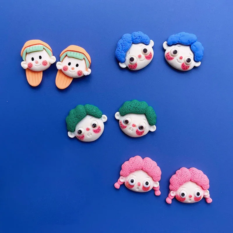 

New Korean Style Earrings For Women Cartoon Character Creativity Simple Girl Bithday Jewelry Gift Temperament