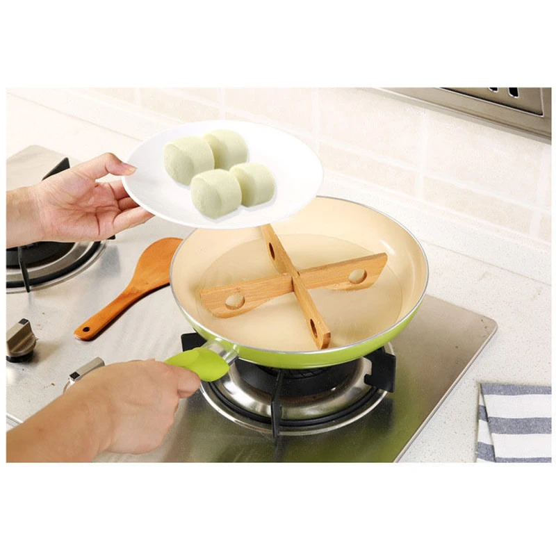 Абсолютно Новый бамбуковый термостойкий держатель ковриков со съемной кухонной