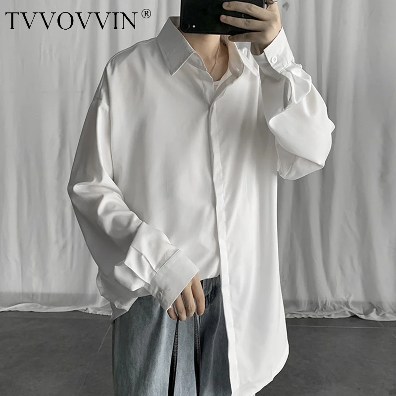 

Простая Свободная Женская блузка для отдыха, модная однобортная универсальная Свободная Женская рубашка с длинным рукавом, Новинка осени ...