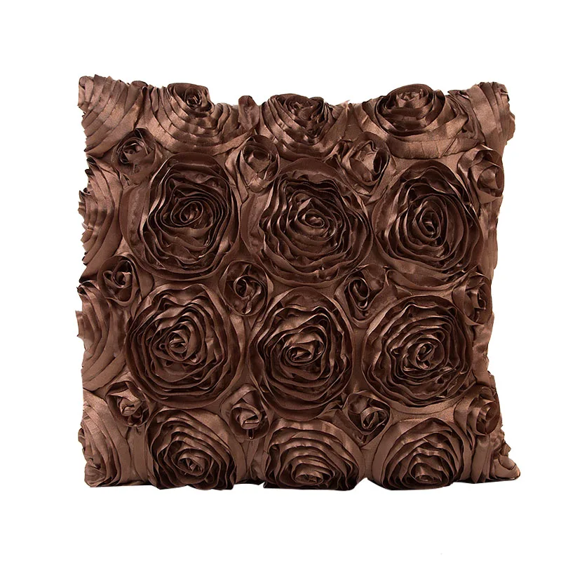 cushion cover6 Супер большие цветочные украшения, красные зеленые чехлы для подушек 40x40 см, без внутреннего дивана, декоративная подушка, наволочки для подушек, домашний dec X118 - Цвет: cushion cover6
