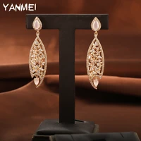 new simple and long water drop earrings for women geometric design party jewelry fashion luxury accessories orecchini donna