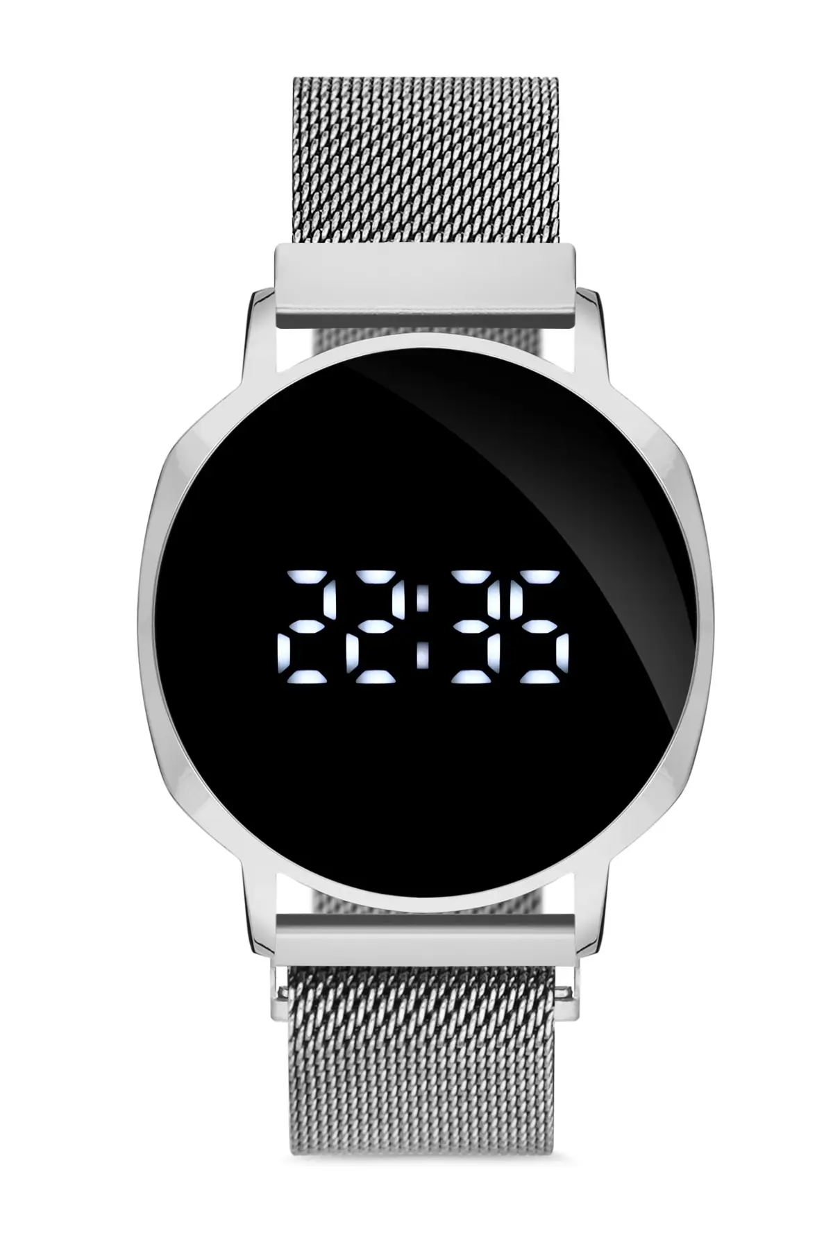 

2021 г., топ-бренд, роскошная мода, Aqua di Polo 1987, цифровые светодиодные наручные часы унисекс с магнитной сеткой APWL000021