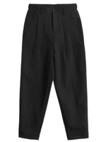 new casual pants mens nine cent pants japanese simple straight suit pants loose harlem pants fashion large size