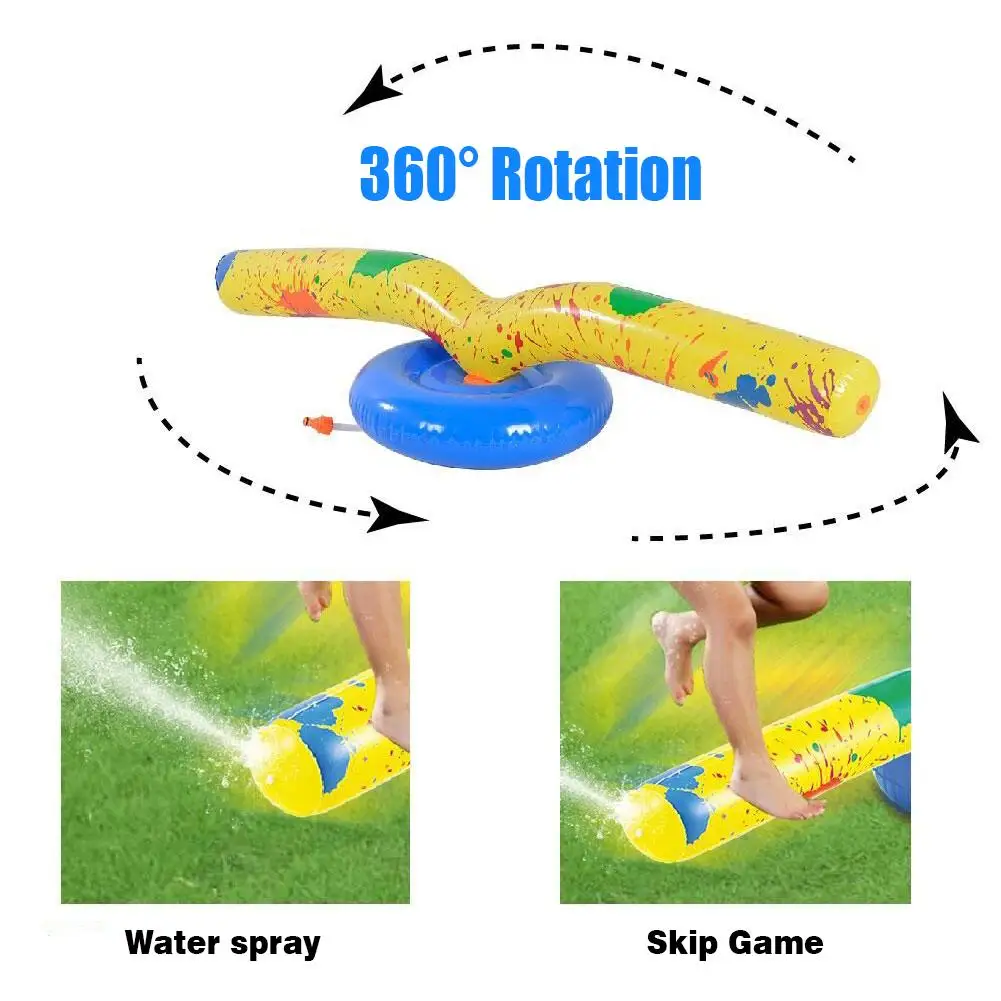 

Kids Sprinkler Pad Mat Children Summer Outdoor Spin Water Splash Play Mat Lawn Inflatable Sprinkler Cushion Toy Goods In robust