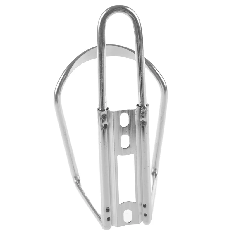Silver Tone Water Bottle Aluminum Rack Holder for Bicycle |