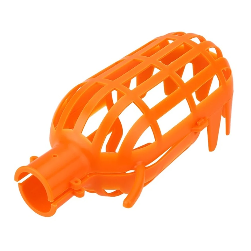

Gardening Picking Tool Practical Plastic Durable White Orange Deep Basket Horticultural Useful Fruit Picker Without Pole