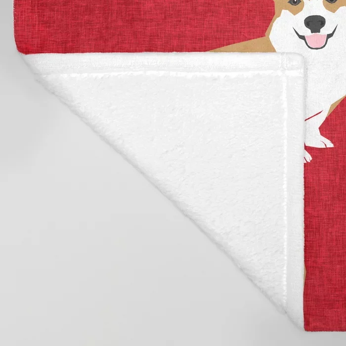 Dog Corgi Cartoon Throw Blanket Cute Kids Design Blankets for Beds Christmas Decorations Home | Дом и сад