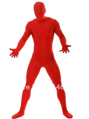 

Red Fullbody Spandex Zentai Suit Catsuit