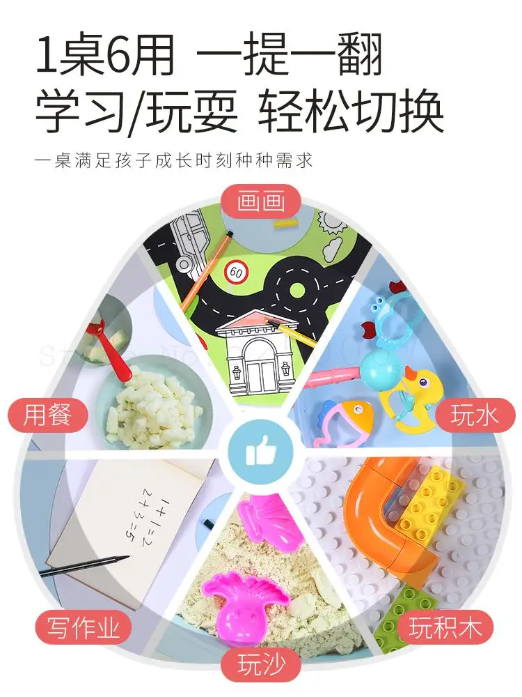 Учебный стол и стул для детей пластмассовый 256 г. |