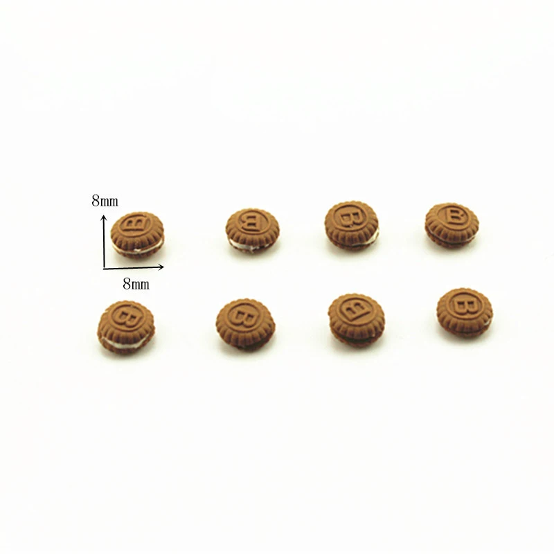 

1:6 Scale Miniature Dollhouse Pretend Food Mini Biscuit Cookies 1/12 1/6 bjd doll Miniatural Food for Dollhouse Decor Kids Toys